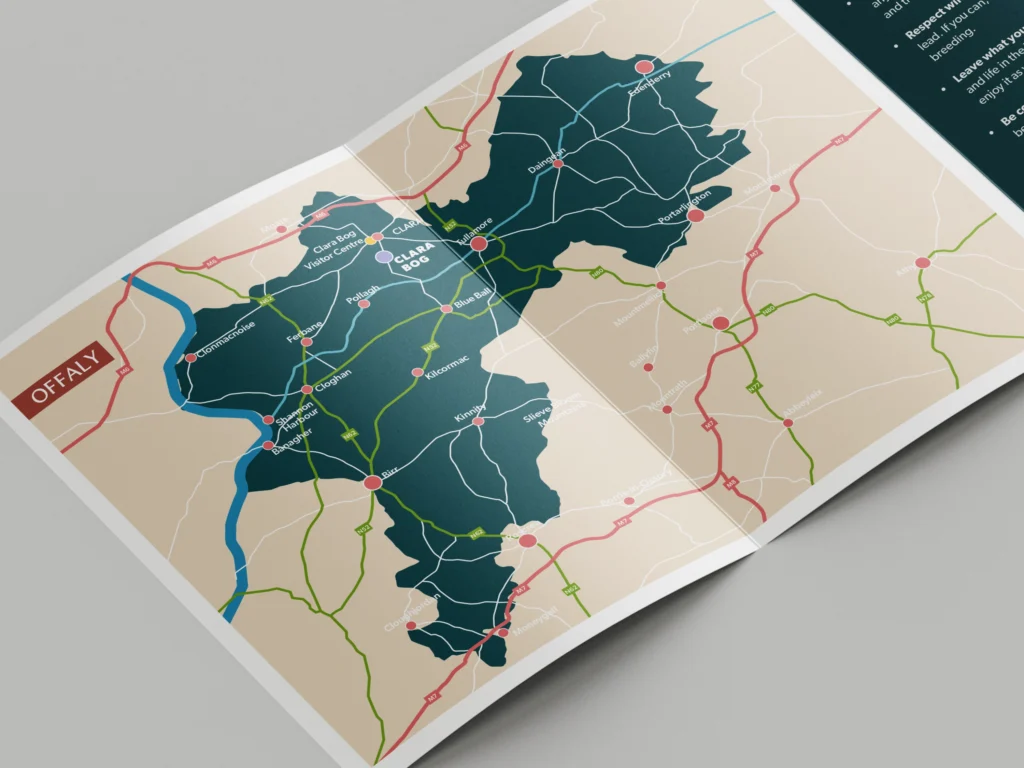 NPWS - Clara Bog Brochure Map